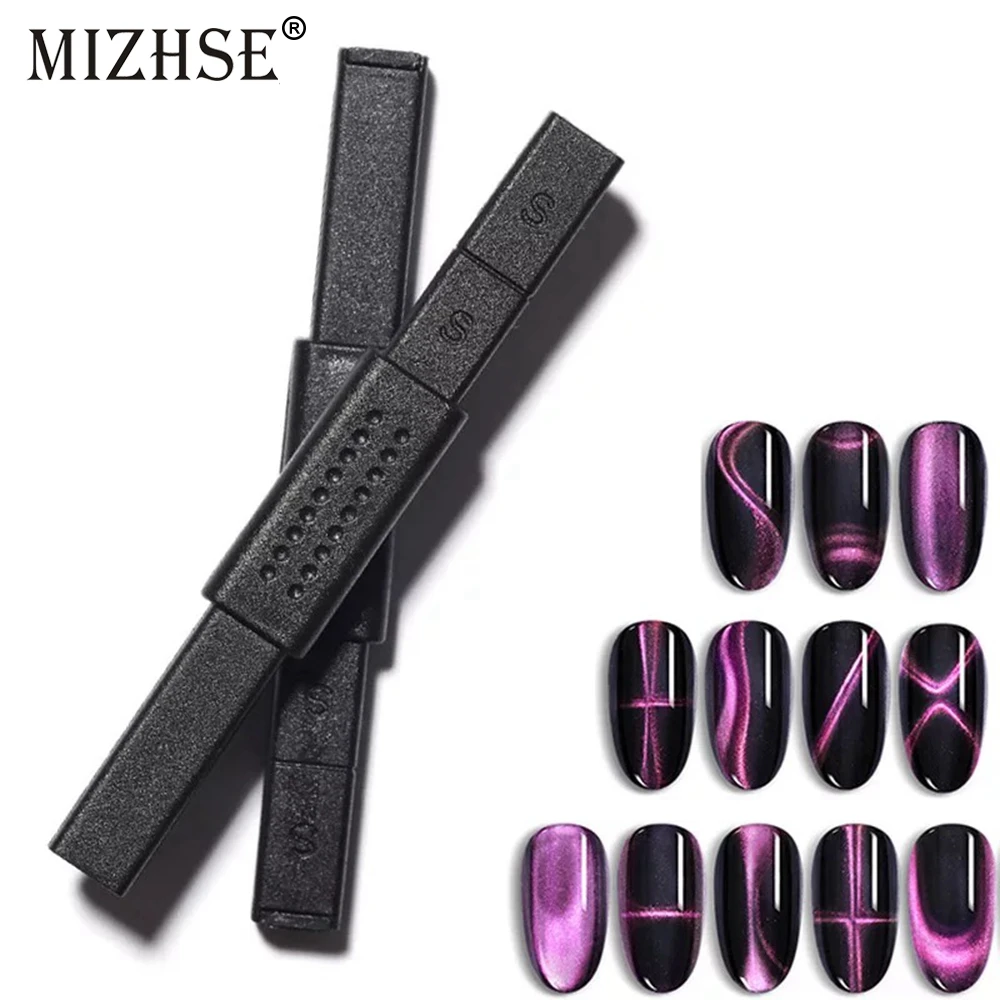 

MIZHSE Magnetic 5D Cat Eye UV Gel Nail Polish Magnet Laser Nail Art Varnish Strong Magnet 12 Styles UV Gel Nail Art Lacquer