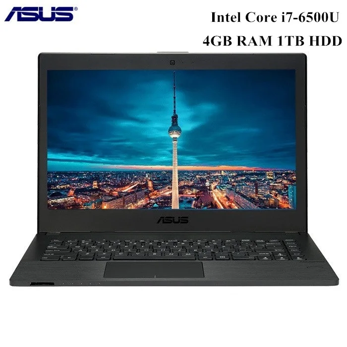 Ноутбук ASUS P453UJ6500 14 дюймов Windows 10 Pro Intel Core i7-6500U двухъядерный 2 5 ГГц 4 Гб ОЗУ 1 ТБ HDD