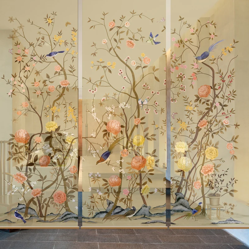 

Hanging Curtain Room Divide Biombo Screen Patterns Designs Window Partition Curtain Translucent Living Room Soft