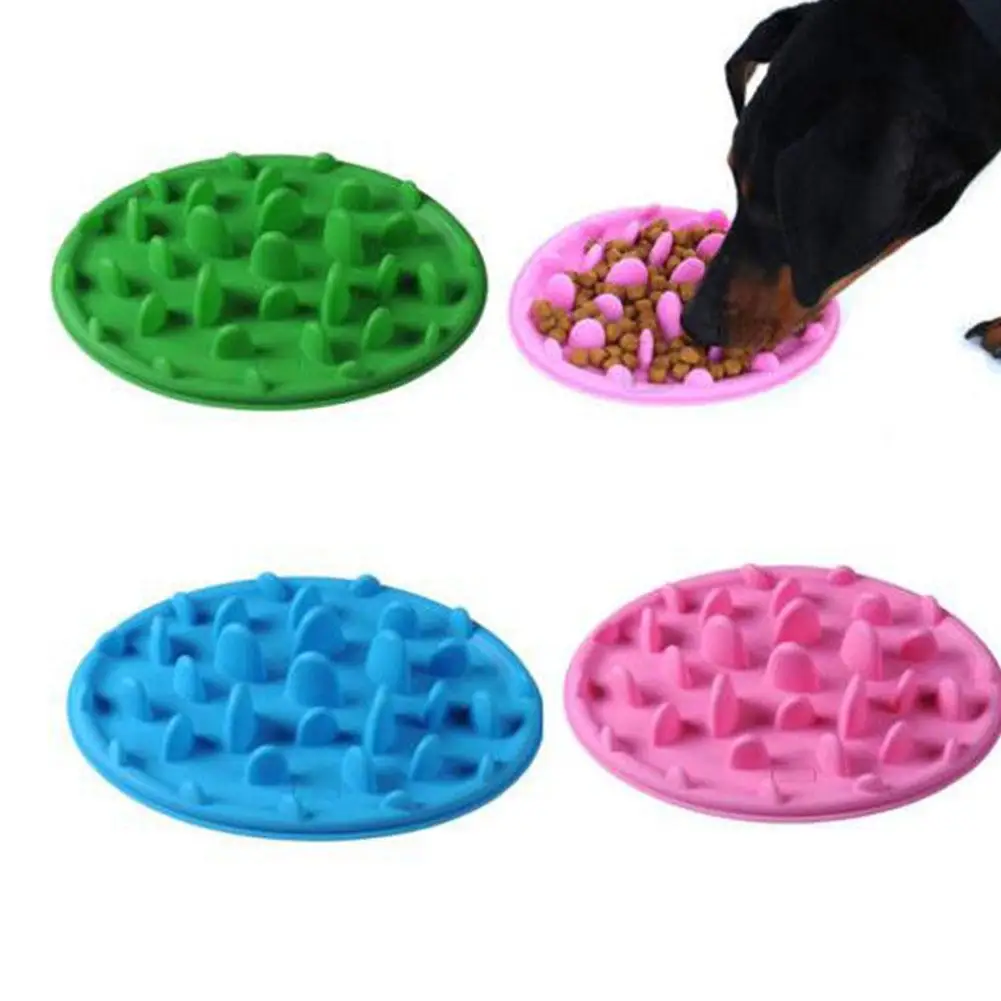 LanLan Creative Silicon Gel Dog Slow Food Bowl Cute Eco friendly Feeder