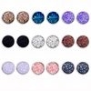 New Vintage Imitation Stone Round Gypsophila Crystal Stud Earring 9 Colors Hypoallergenic Engagement Wedding Stud Earrings ► Photo 1/6