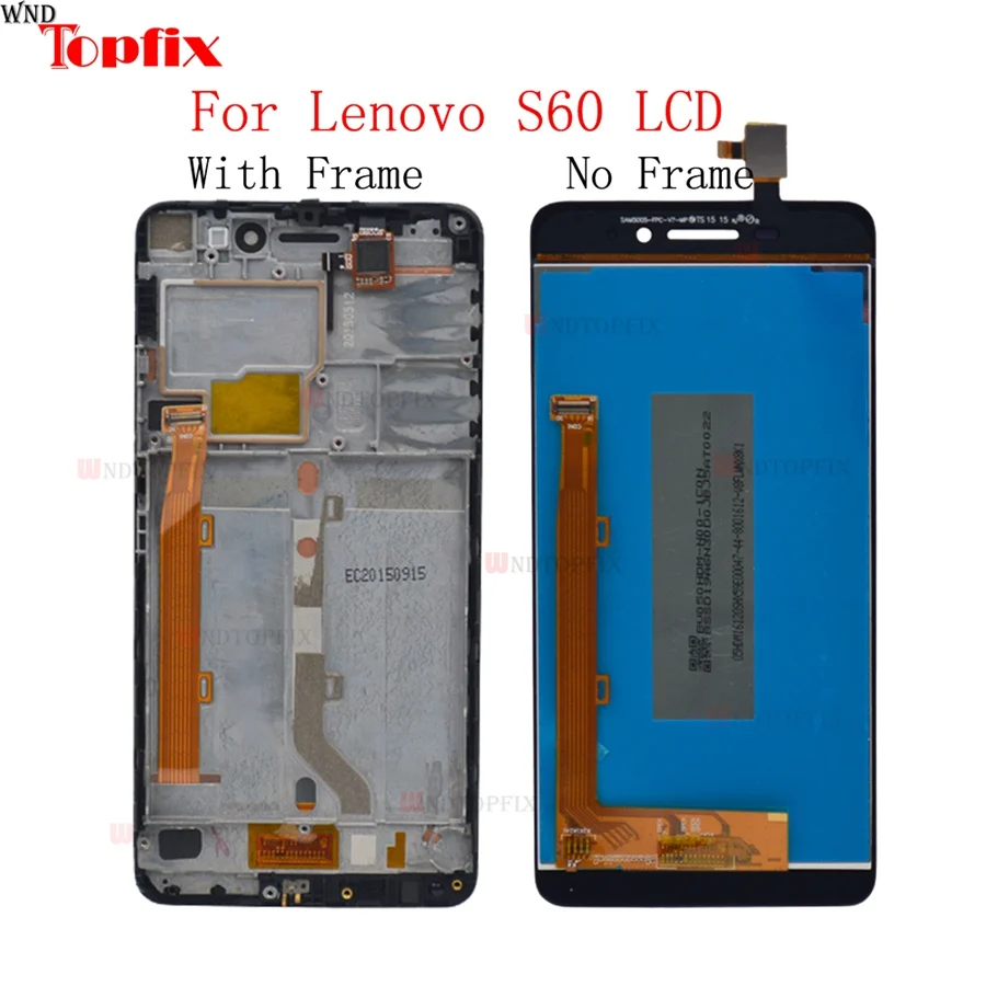In Stock Original LCD For Lenovo s60 S60W S60T S60A Tested LCD Display Touch Screen DigitizerAssembly With Frame Replacement    (5)