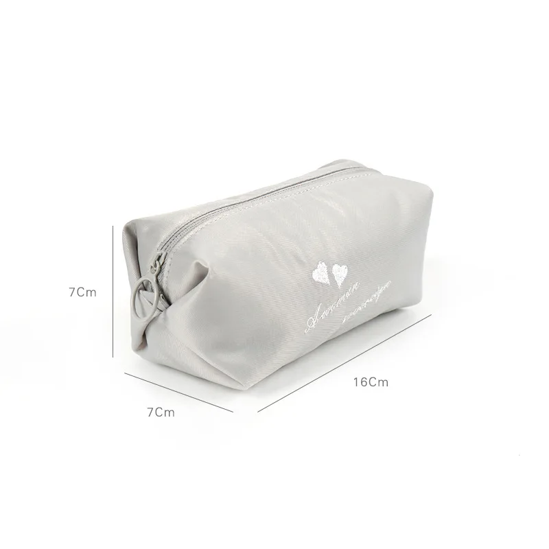 Простой путешествовать Make up Bag косметичка женский корейский труба сумочка сумки