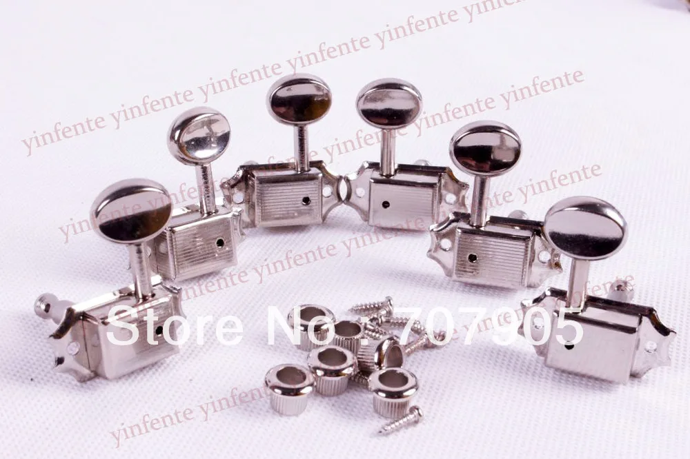 

Chrome Plated Guitar Tuning Pegs Tuners Machine Heads Guitar Parts 3L 3R