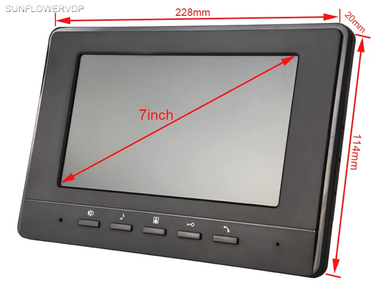 7 дюймов для 6 квартиры интеркомы для личных домов проводной домофон с видео связью контроль доступа видео домофон системы