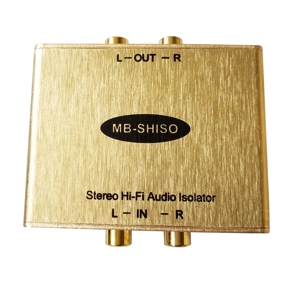 Hi Fi аудио изолятор усилитель RCA звуковой фильтр|hi-fi audio|ground noise isolatorground isolator |