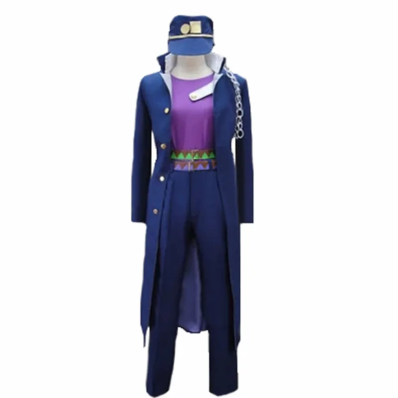 

Kujo Jotaro unisex Anime cosplay costume with hat