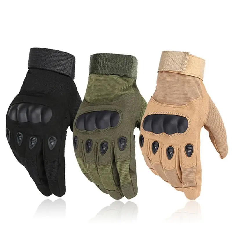 

Outdoor Sports Tactical Gloves Full Finger for Hiking Riding Cycling Military Men's Gloves Armor Protection Shell Gloves