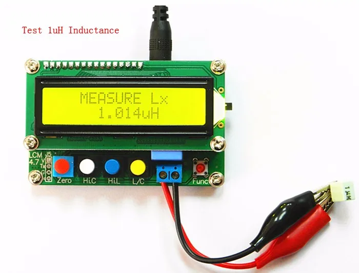 LC100-A цифровой ЖК-дисплей высокая точность индуктивность емкость L/C метр конденсатор тестовые инструменты