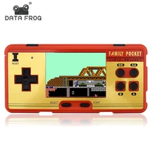 Data Frog Portable Handheld Game Players Built in 638 Classic Games Console 8 Bit Retro Video Game For Gift Support AV Out Put