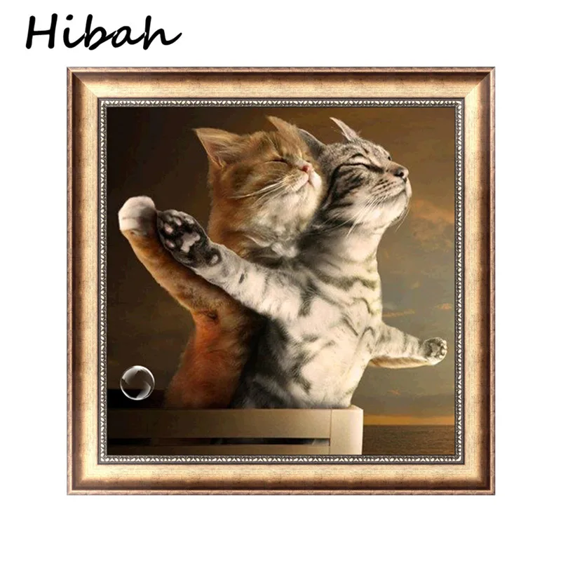 

5D Diy Diamond Cross Stitch Cat Tree Picture Round Diamond Embroidery Diamond Mosaic Round Diamond Home Decorating 30 * 30cm.