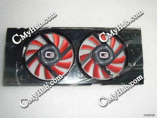 Подлинный для Gainward GeForce GTX 570 GTX570 DC12V 0.35A 4Pin 3 + 4wire GPU графическая карта охлаждающий