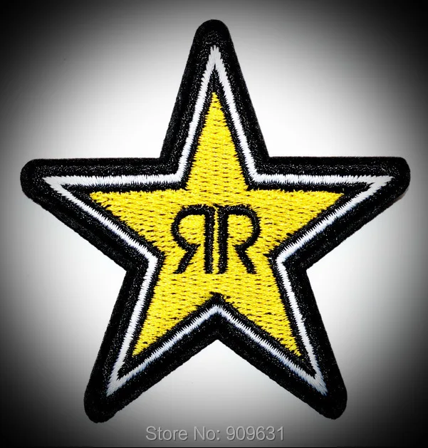 

Rock Star ROCKSTAR ENERGY EMBROIDERED IRON ON PATCH BADGE ARM SHIRT CAP HAT SHORTS