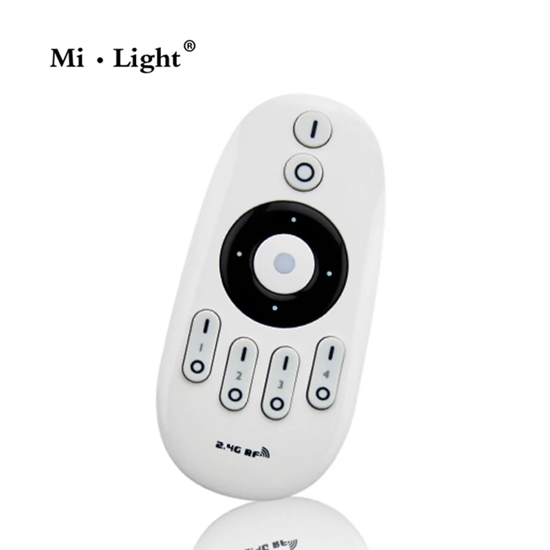 Mi-Light FUT007 4-Zonen-Fernbedienung 2,4GHz 12/24V Dimmen - Dual Weiss | Button