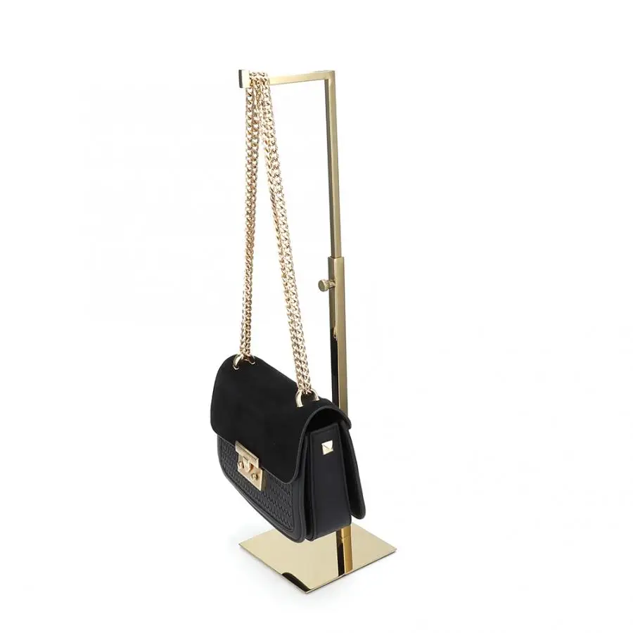 

Height Adjustable Handbag Bag Hanging Display Stand Holder Rack Purse Shelf High Quality Handbag Display Rack Stand For Bag d