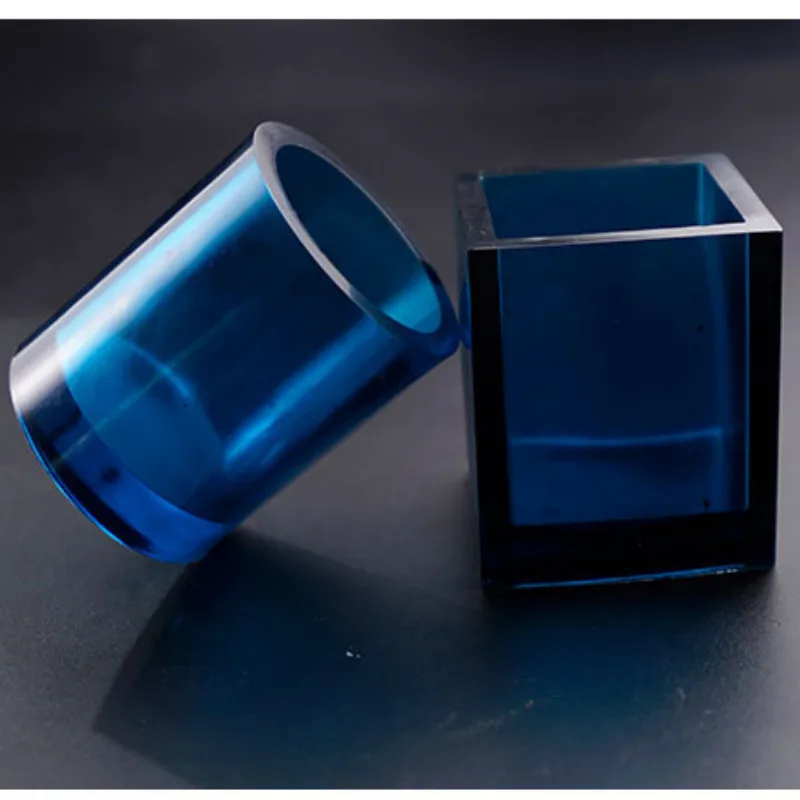 Polymer Resin Mould for Handmade Pen Holder DIY Plaster Clay Pot Silicone Mold for Concrete Planter Making
