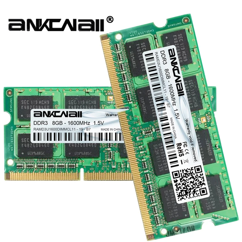 DDR3 ram 8 Гб(2 шт x 8 ГБ) 1333 МГц 1600 МГц PC3-10600/12800 для Intel ноутбука Память DIMM 1,5 V 204Pin