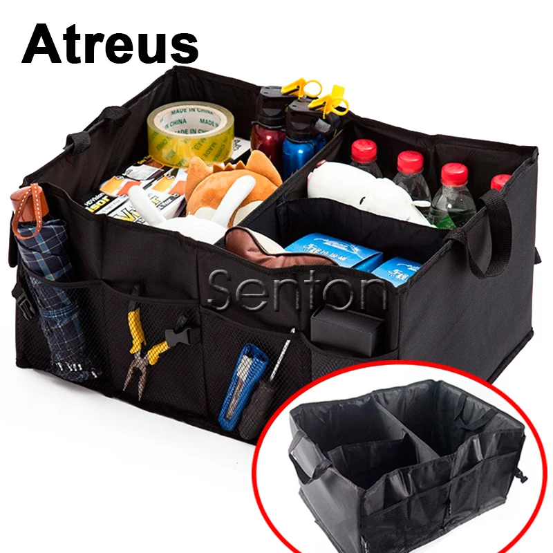 

Atreus For BMW X3 X6 X1 X5 E53 E70 E81 E87 F20 E46 E39 E60 E90 F30 Mini Cooper Accessories Folding Car Trunk Bag Box Styling