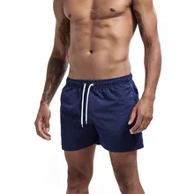 Men’s Sport Running Beach Short Board Pants Hot Sell Swim Trunk Pants Quick-drying With Pocket Male Surfing Shorts GYM Swimwear