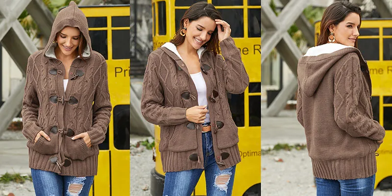 Khaki-Fur-Hood-Horn-Button-Sweater-Cardigan-LC27967-16-6