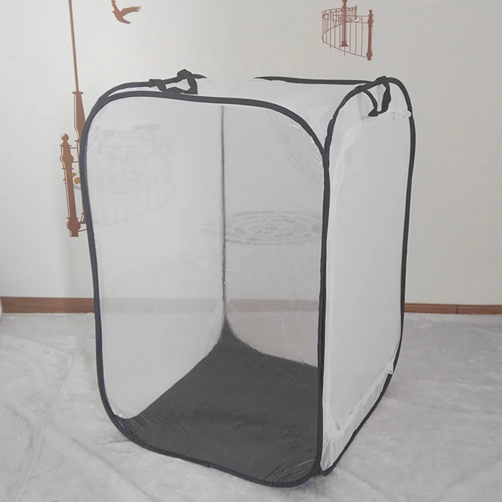 

Mantis Trap Light Transmission Enclosure Butterfly Insect Cage Folding Breeding Portable Plant Seedling Incubator Net Cloth