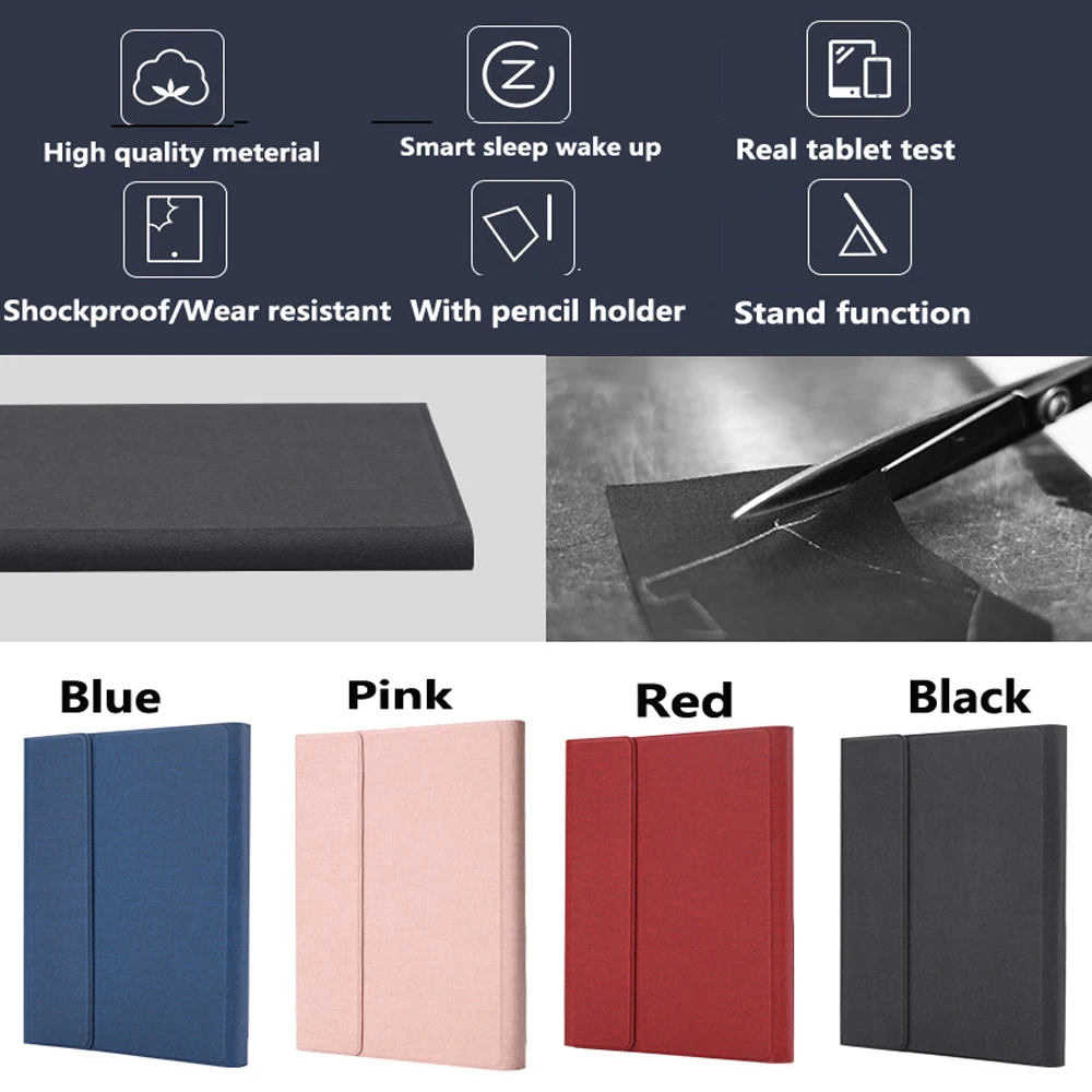 Detach Wireless Bluetooth Keyboard Pencil Holder Case for Huawei Mediapad M5 10 Pro 10.8 with Scree