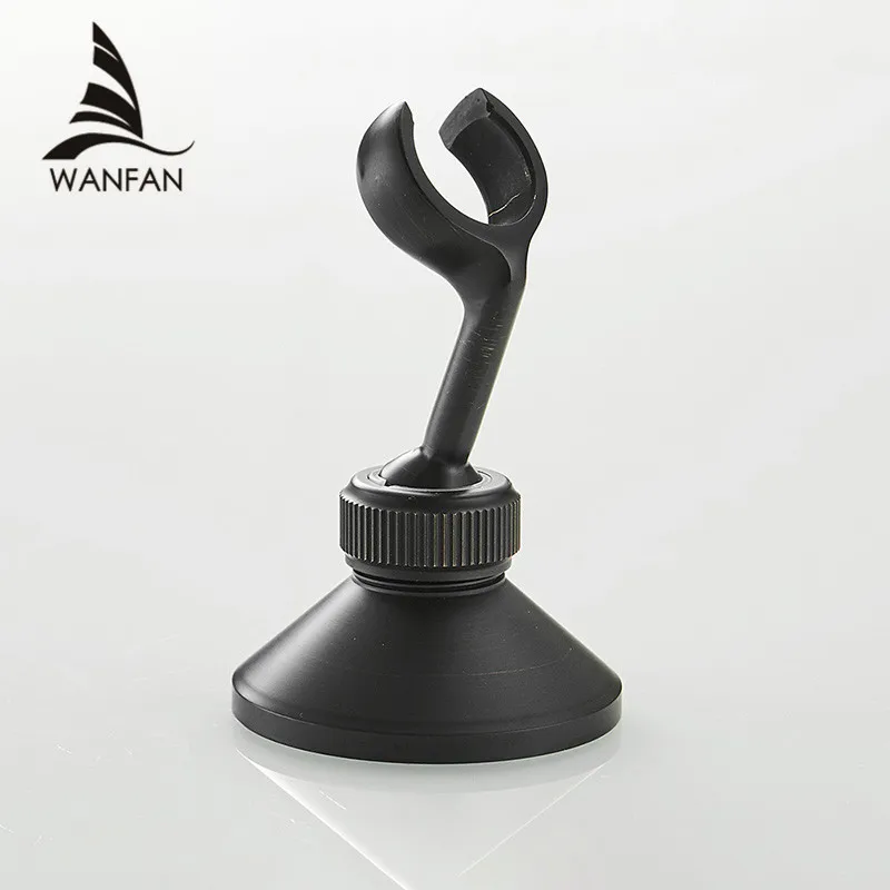Shower Mounting Brackets Black Brass Swivel Handheld Shower Holder
