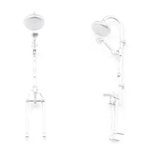 Новинка 8,5 см 1:12 миниатюрный кран для ванной и душа кукольный домик Миниатюрный смеситель аксессуары для ванной комнаты кукольный домик