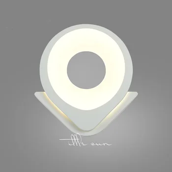 

Nordic LED wall lamp bedroom restaurant door hall small suction individual creative art lamp room lighting wall light ZA1129449
