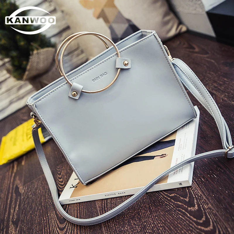 

Ladies Hand Bag Women Leather Handbag Brand Casual Solid Shoulder Bag Small Portable Circle Crossbody Bag For Women Handtas B045