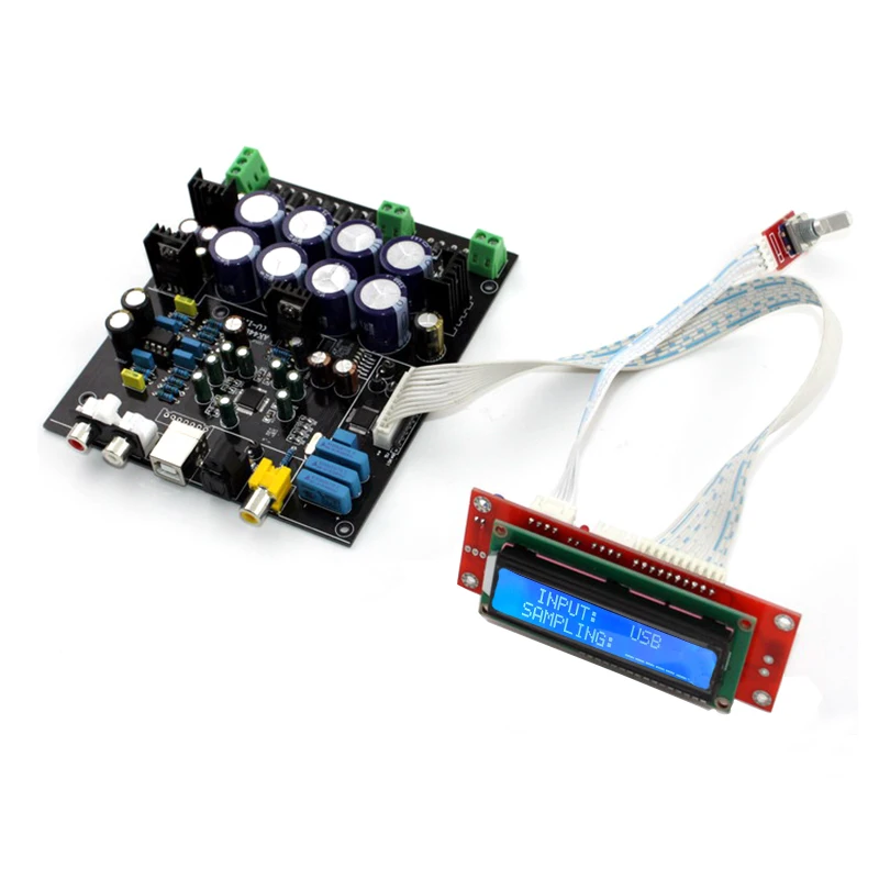 AK4490 + AK4118 OP Amp NE5532 плата звукового декодера DAC с мягким управлением (без USB карты для