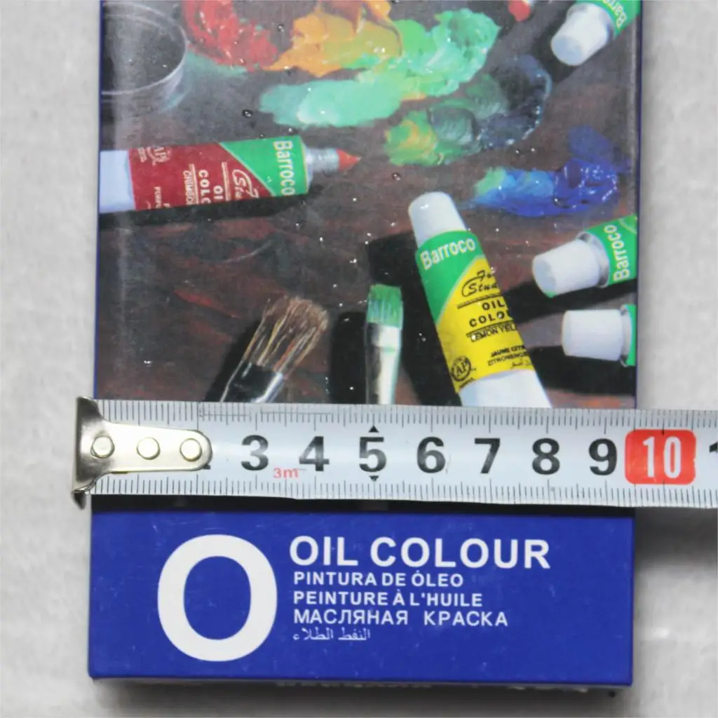 2 Brush And 1 Palette For Free! Oil Paints 12 Colors