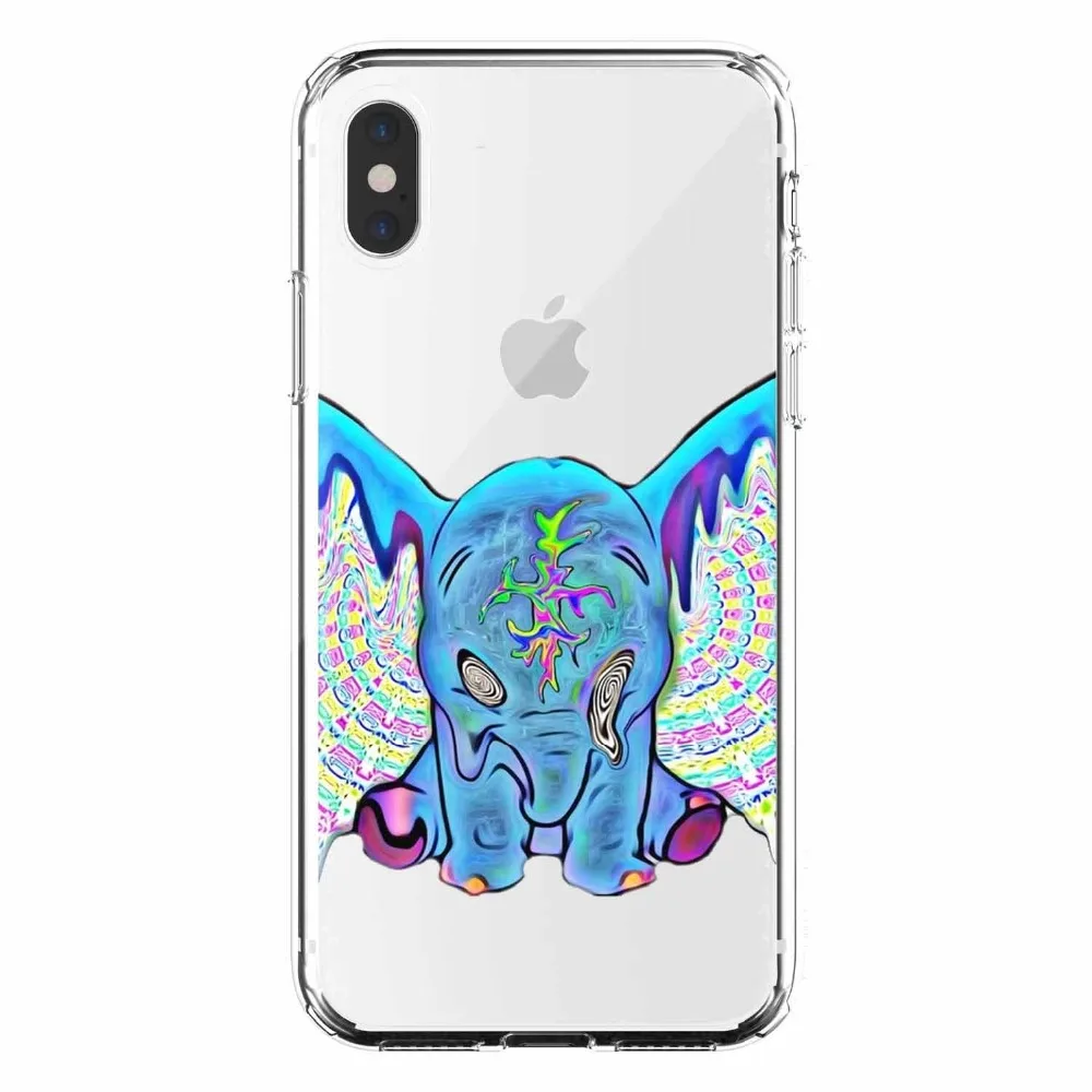 Милый мультфильм анимированные Disneys Dumbo Мягкий силиконовый чехол для iPhone 11 Pro MAX 6 7 8Plus SE 5 5S 6 7 8 MAX XR XS X10 чехол для телефона