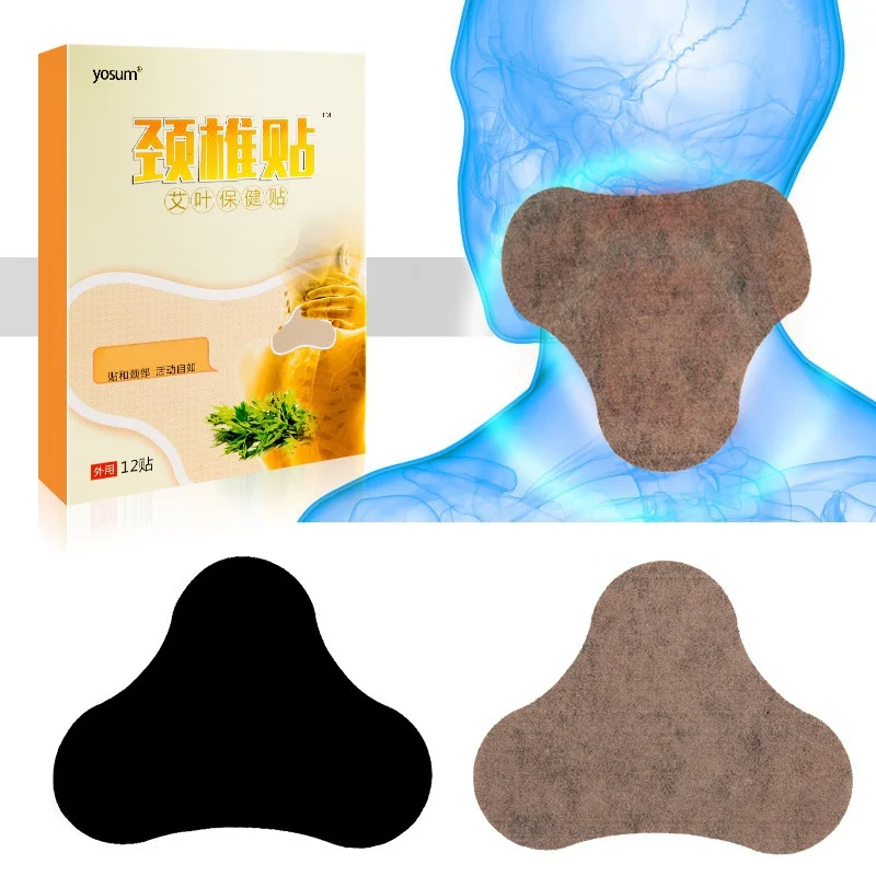 

Mugwort Patches Cervical Vertebra Muscle Massage Muscle Arthritis Aches Relief Joint Pain Patch Tool Kit 12pcs/box