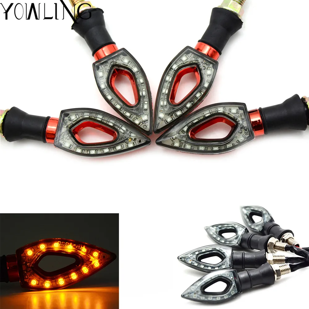 Universal Motorcycle turn signals light Led blinker indicates lamp For Kawasaki honda suzuki yamaha ducati Aprilia bmw |