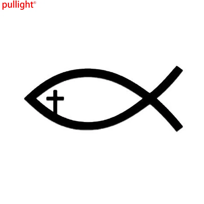 Наклейка на автомобиль 10*4 2 см|car sticker|car stickers windowchristian fish |