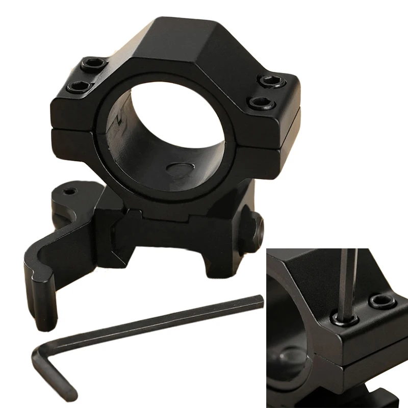 

25.4mm/30mm Quick Release Scope Mount Adapter for 20mm Rail Base Rifle Hunting Dovetail Rail mount Caza Hunting Accessories