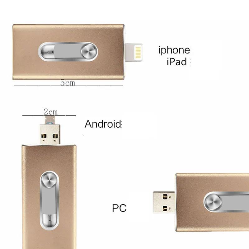 Супер горячей OTG флэш-накопитель 8 ГБ 16 ГБ 32 ГБ 64 ГБ для iOS 10 и USB для компьютера ПК для Планшеты OTG флешки для iPhone U диска