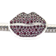 DIY бусины для изготовления ювелирных изделий из стерлингового серебра-ювелирные изделия Kiss More Charm Bead Charms Серебро 925 Berloque Perles women