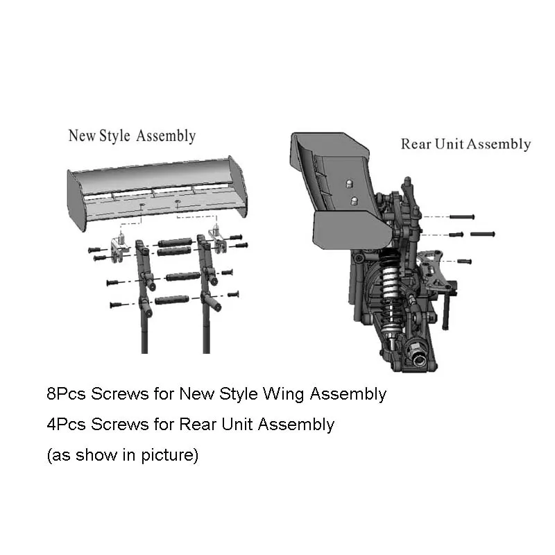 

HSP RACING SPARE PARTS ACCESSORIES SCREWS FOR HSP 1/5 SCALE OFF ROAD GAS POWERED BUGGY 94051