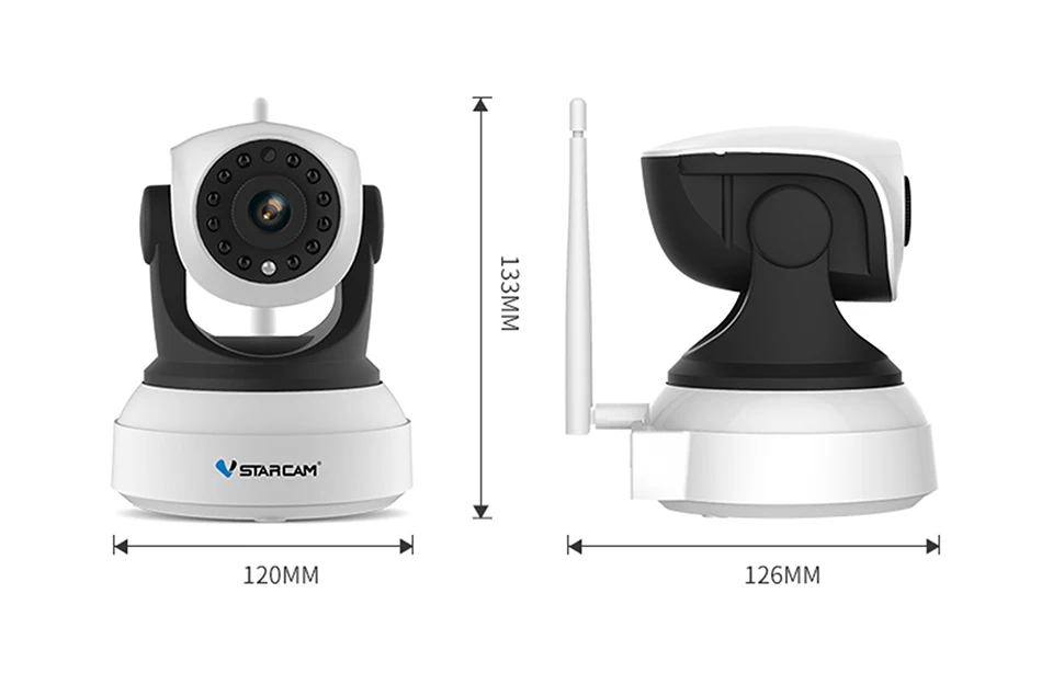 VStarcam Draadloze Beveiliging IP камера Wifi IR-Cut Nachtzicht аудио Opname наблюдение Netwerk Крытый Babyfoon C7824WIP