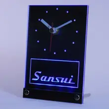 tnc0436 Sansui Home Theater Audio System Table Desk 3D LED Clock