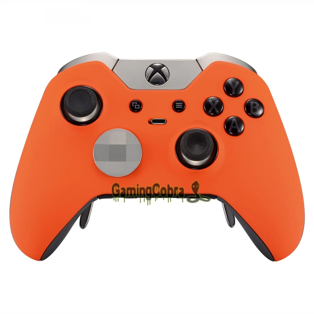 Extremerate Soft Touch Orange Repair Parts Cover Housing Shell For Xbox One Elite Controller