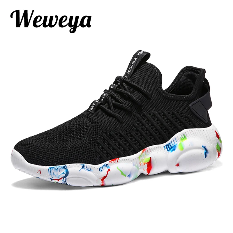 

Big Size 35-47 Fashion Graffiti Krasovki Men Casual Shoes Male Shoes Sneakers Lightweight Breathable Shoes Tenis Masculino 2019