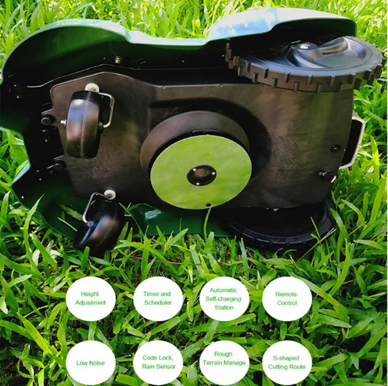 Садовый автоматический интеллектуальный робот газонокосилка