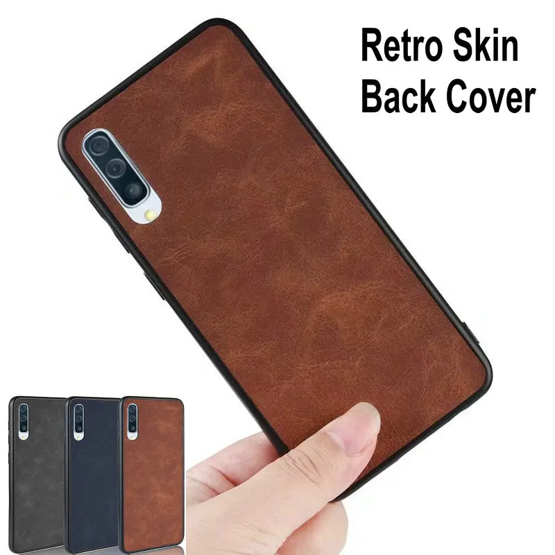 

For Coque Samsung Galaxy A50 A 50 Cover Luxury Retro Leather Skin Cover For Galaxy A20 A30 A 30 UltraThin Slim Phone Fundas Case