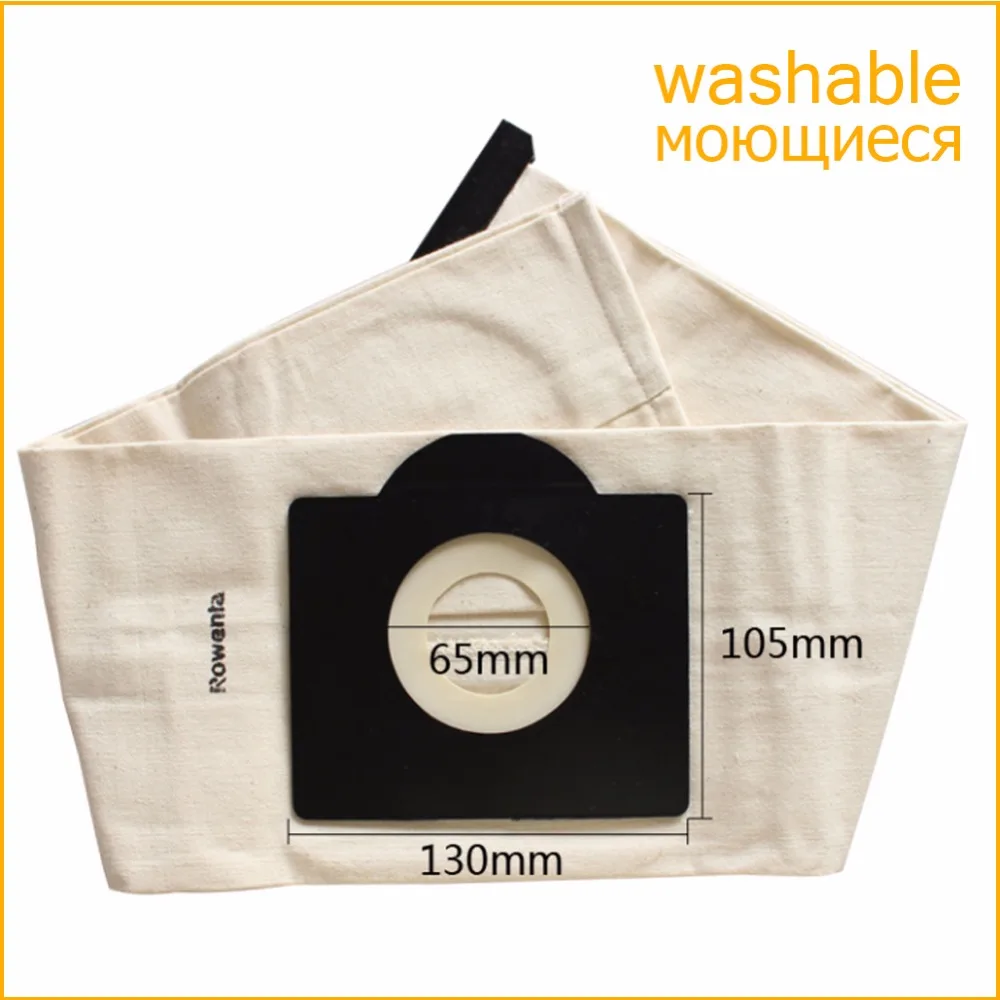 Washable for Karcher WD3 Dust Bags Cloth WD3300 MV3 SE4001 SE4002 6.959-130 A2200 A2500 A2600 A2900 A3100 Vacuum Cleaner Bags