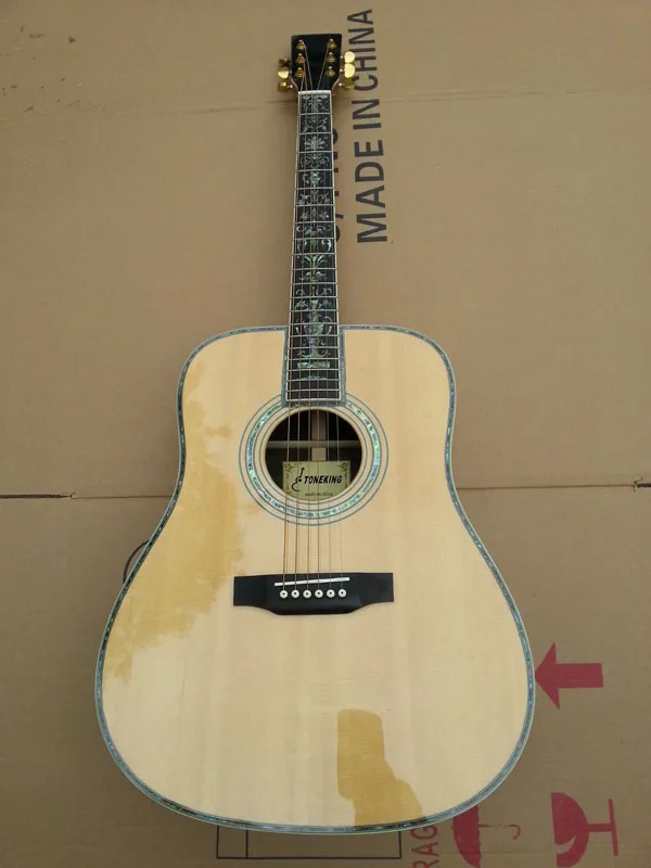Free shipping import acoustic guitar, Made in china guitar