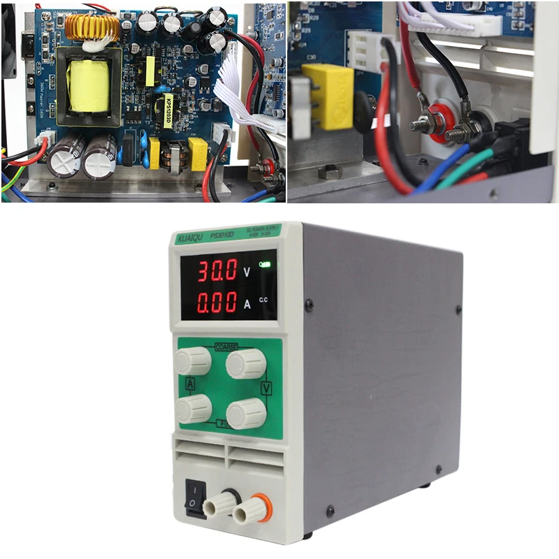 

PS3010D Voltage Regulators 30V 10A Switch laboratory power supply 0.01V 0.01A Digital Display adjustable Mini DC Power Supply