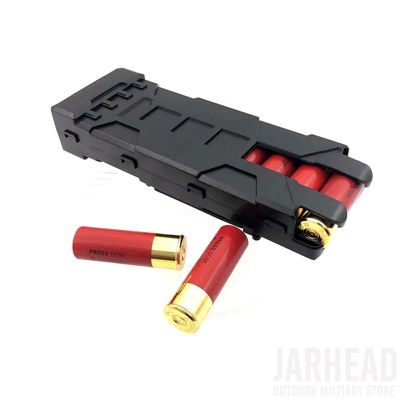 Caixa de Plástico de Liberação Rodadas para 12g Acesso Rápido Transportadora Revista Espingarda Shell Abs Rápida Molle Clipe Hold 10 2 Esporte e Lazer